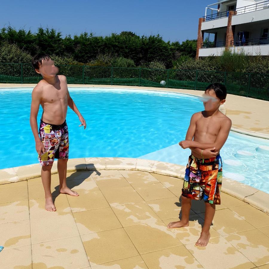 Petite Maison Dans Residence Avec Piscine Proche Plage Et Centre Ville A Pied Pornic Exteriör bild